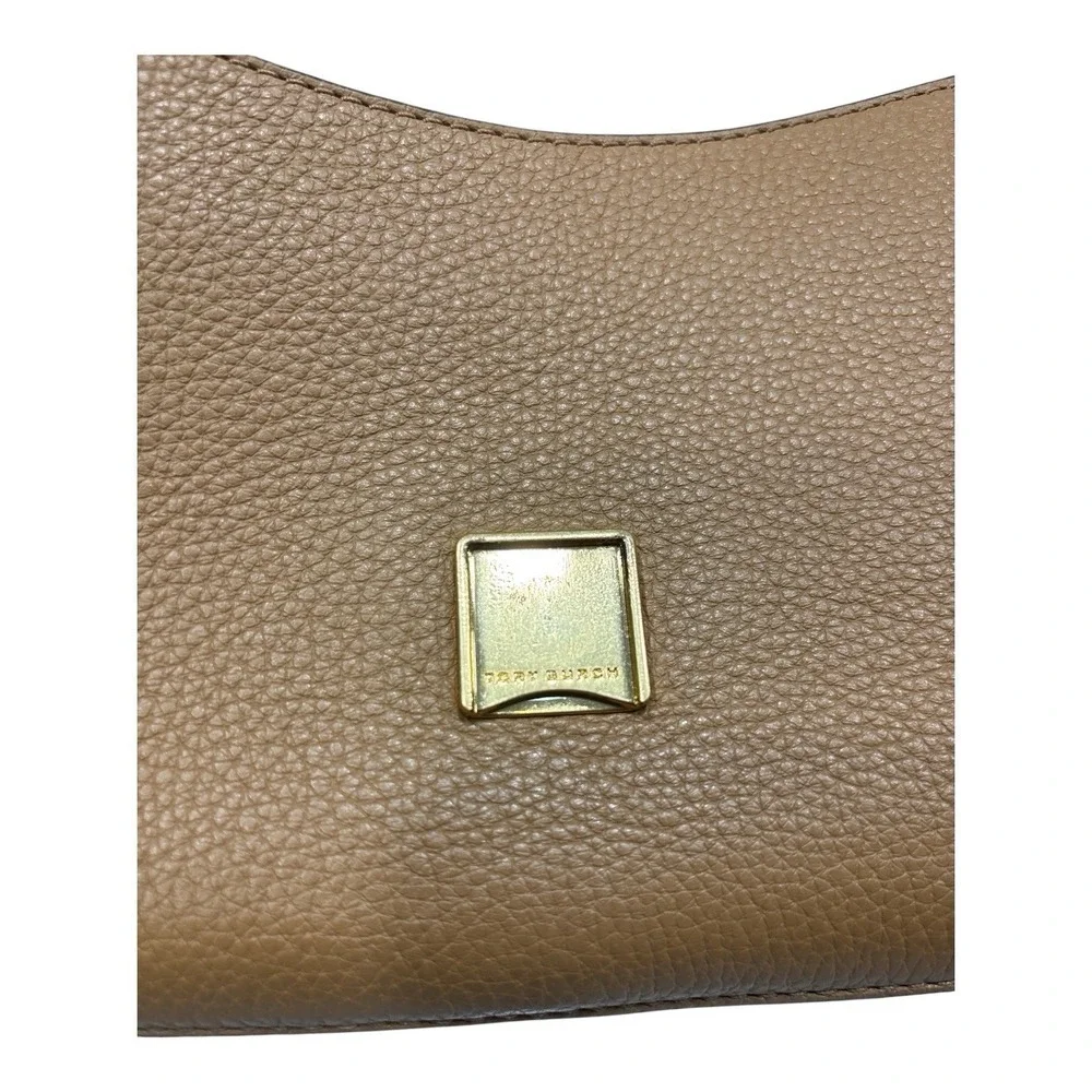 Tory Burch Thea 170477 Flap Crossbody Tiramisu Leather Tassel Handbag